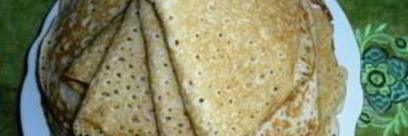 блины на кефире диетические