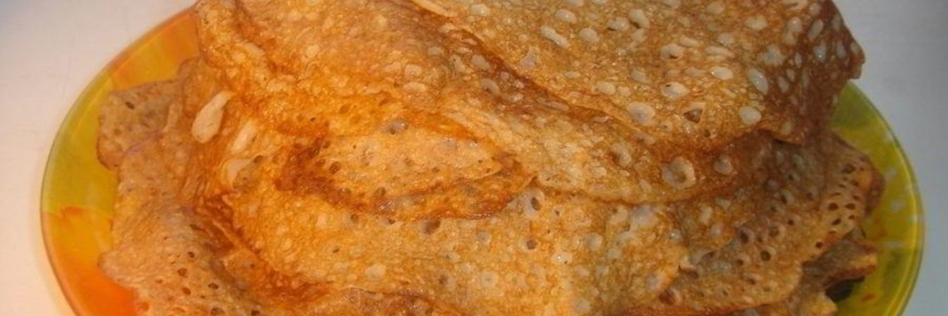 Блины на кефире кружевные