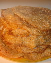 Блины на кефире кружевные