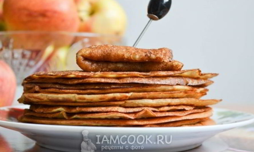 Рецепт блинов на кислом кефире