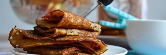 блины на кислом кефире