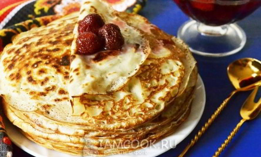 Рецепт блинов на кислом молоке без яиц