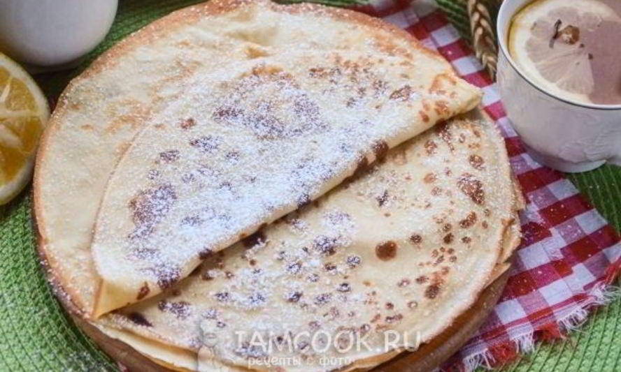 Рецепт блинов на майонезе