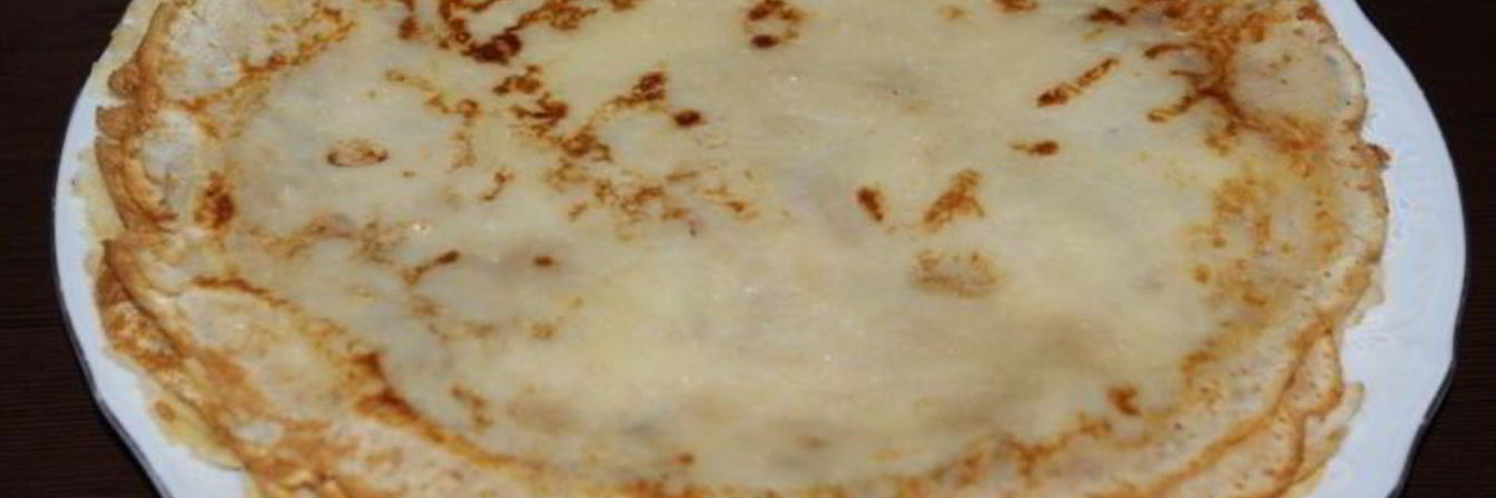 Блины на молоке без яиц