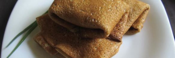 блины на сыворотке с начинкой из сельди