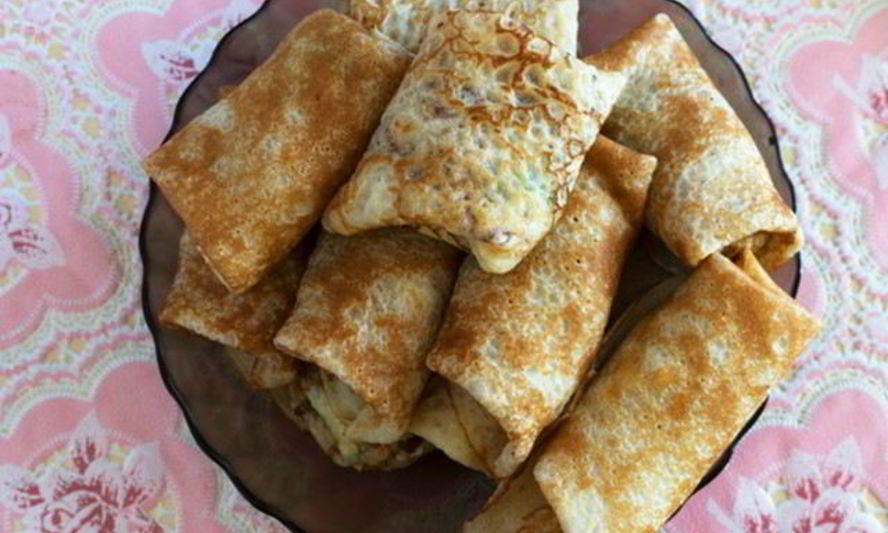 Рецепт блинов на сыворотке запеченные с пекинской капустой