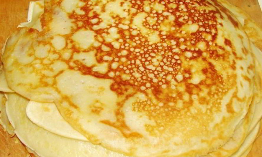 Рецепт блинов простых с 1 яйцом