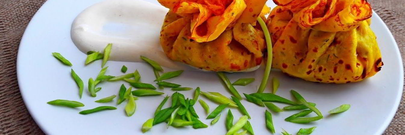 Блины рисовые с карри