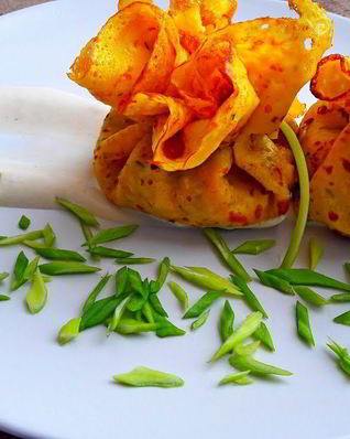 Блины рисовые с карри