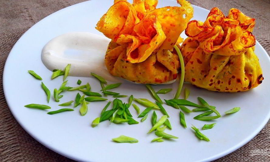 Рецепт блинов рисовых с карри