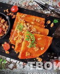 Блины с фаршем