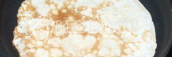 блины с фруктовой начинкой