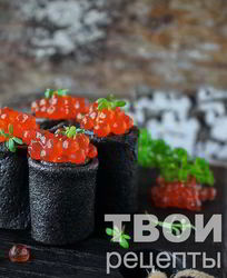 Блины с икрой