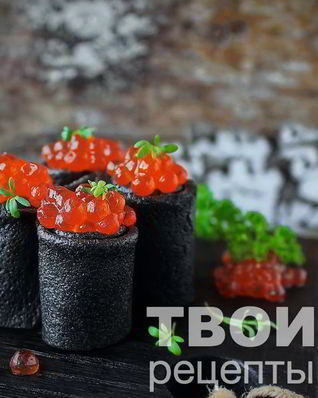 Блины с икрой