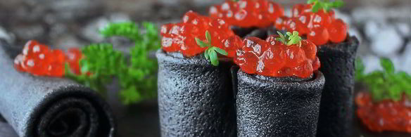 блины с икрой