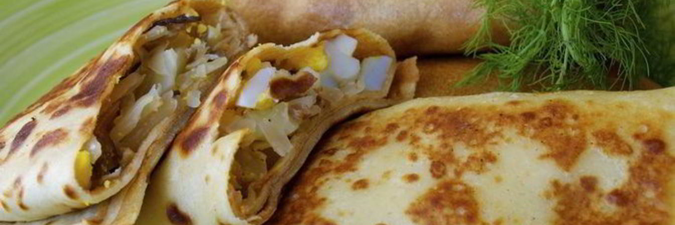 Блины с капустой