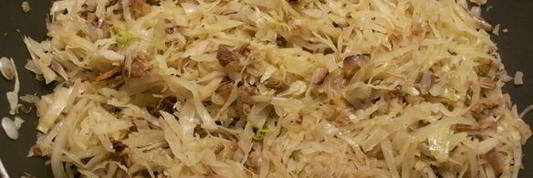 блины с капустой