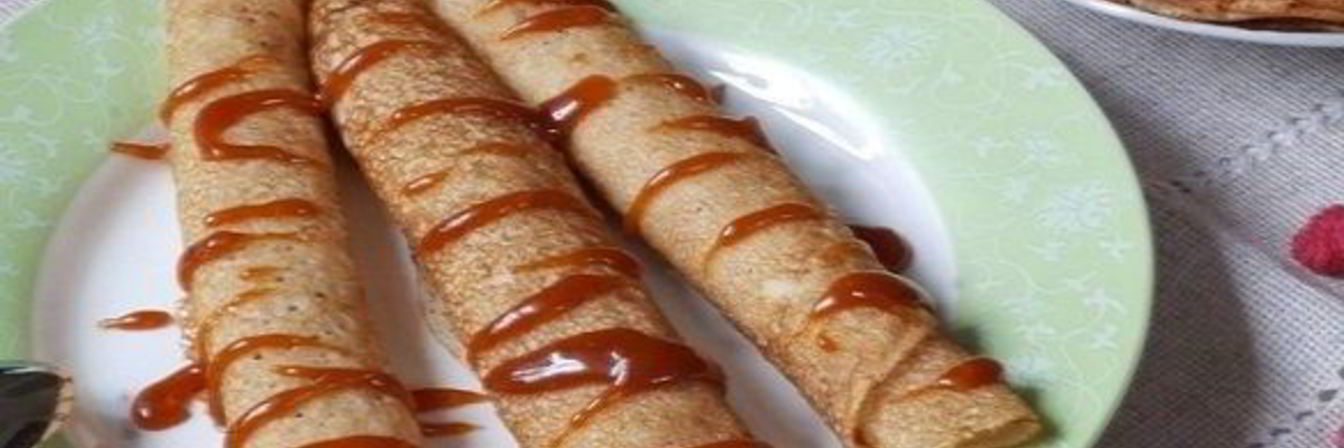 Блины с карамелью