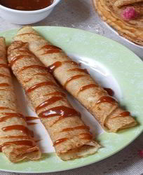 Блины с карамелью