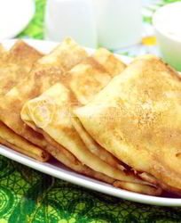 Блины с курицей