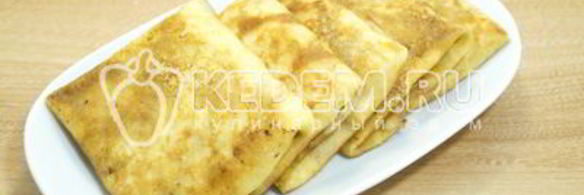 блины с курицей