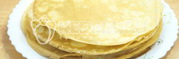 блины с курицей