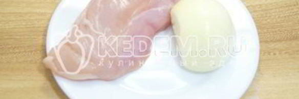 блины с курицей