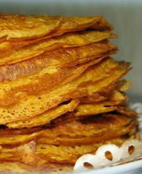 Блины с морковью