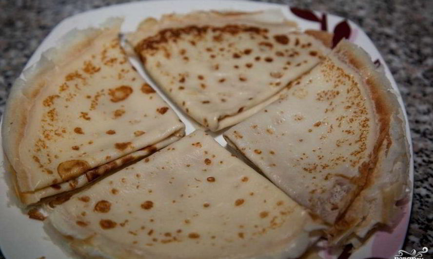 Рецепт блинов с оливковым маслом