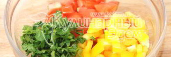 блины с овощной начинкой