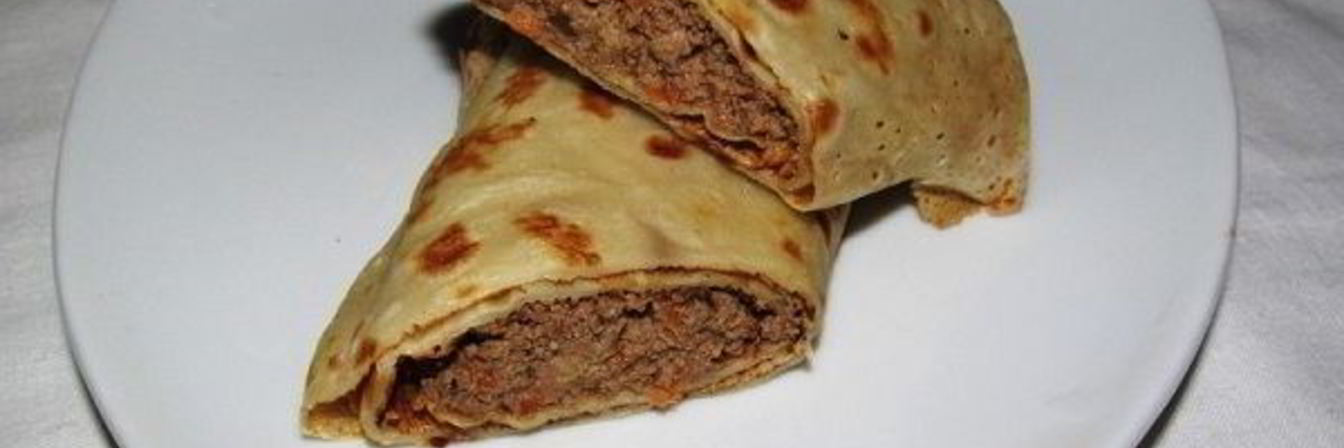 Блины с печенкой