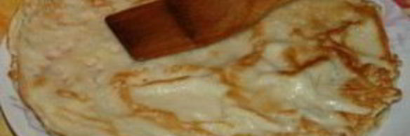 блины с рисом и яйцом