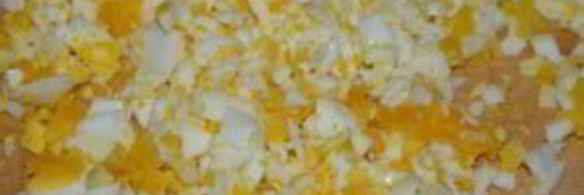 блины с рисом и яйцом