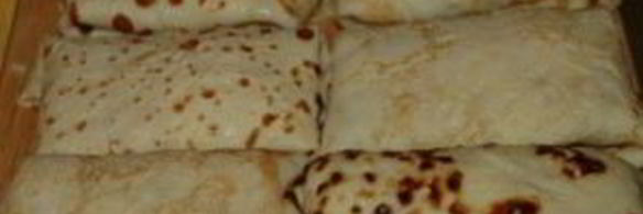 блины с рисом и яйцом