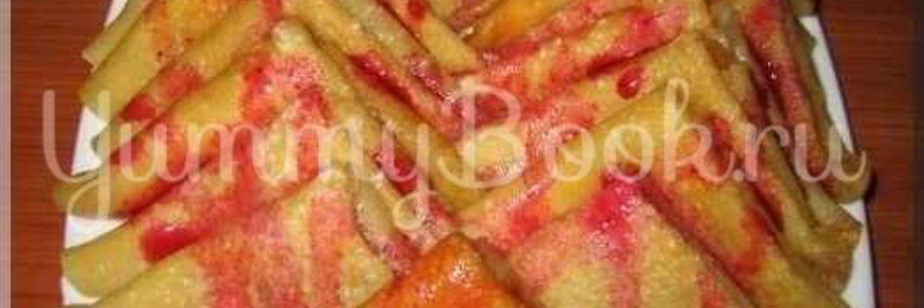 Блины с творогом