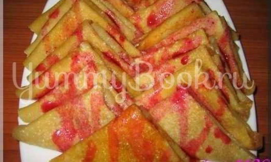 Рецепт блинов с творогом