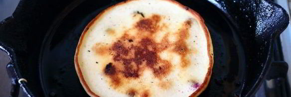 блины с ягодным припеком