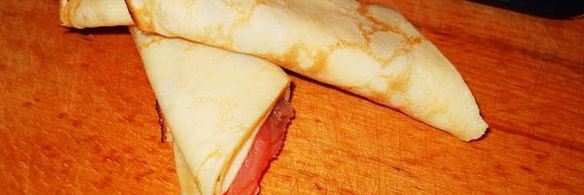 блины царские с красной рыбой