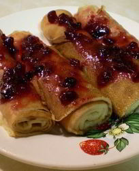 Блины в бутылке на кефире