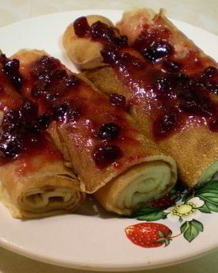 Блины в бутылке на кефире