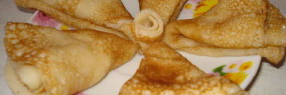 блины в бутылке