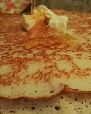 Быстрые кефирные блины на пшеничной муке