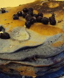 Черничные блины