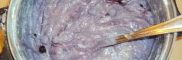 черничные блины