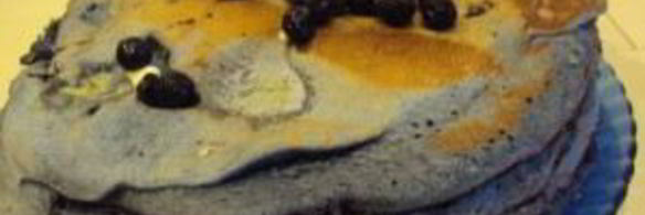 черничные блины