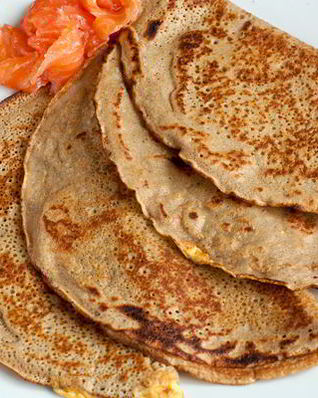 Гречневые блинчики с яйцом