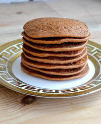 Гречневые блины на томатном соке