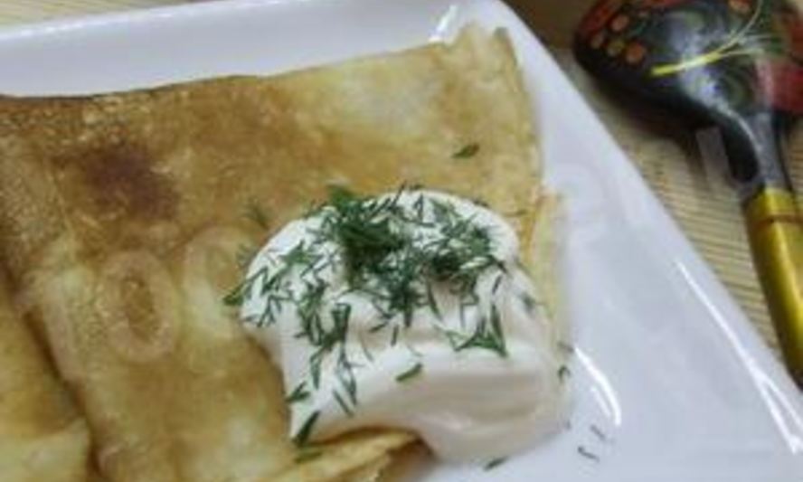 Рецепт капустных блинов с капустой