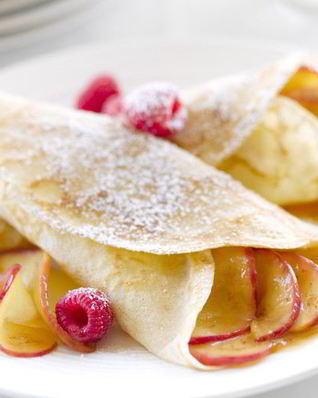 Каравайцы — тонкие блинчики на молоке