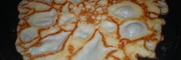 кокосовые блинчики на кокосовом молоке с начинкой из сливок с ананасом